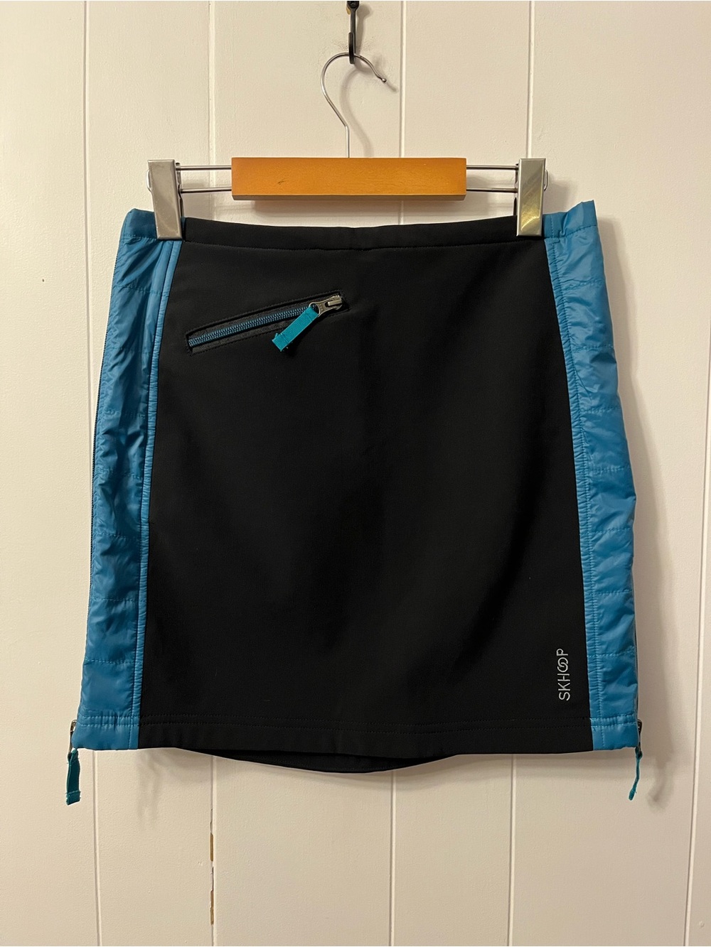 Skhoop Winter Mini Skirt Zip Outdoor Blue Black Insulated Ski Sweden Cold Layer